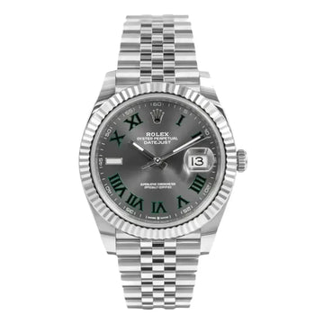 Datejust Grey Dial Wimbledon 41mm